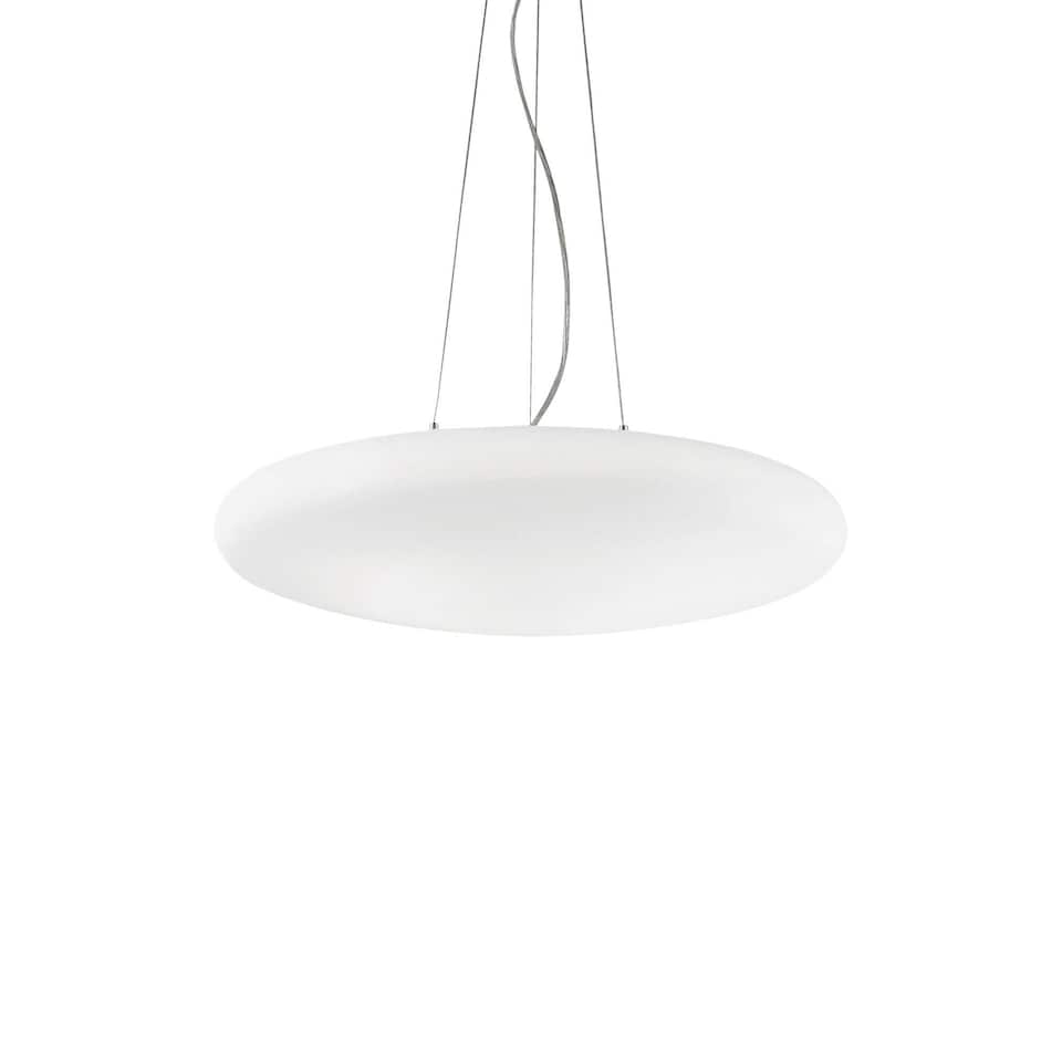 image 1 of Smarties Bianco 3 Light Small Ceiling Pendant White, E27