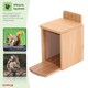 image 2 of Wooden Garden Wildlife Squirrel Feeder Box