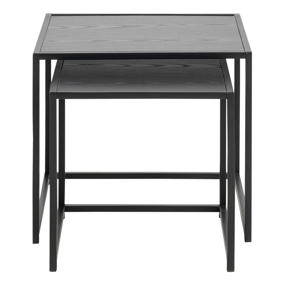 image 1 of Seaford Nest of Tables in Ash Black