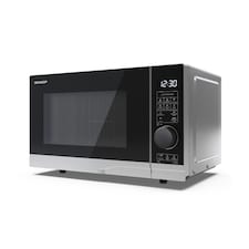 SHARP YC-PG204AU-S 20L 700W Microwave Oven, 900W Grill - Silver