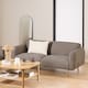 image 4 of Westham 2.5 Seater Sofa in Dusty Brown Fabric