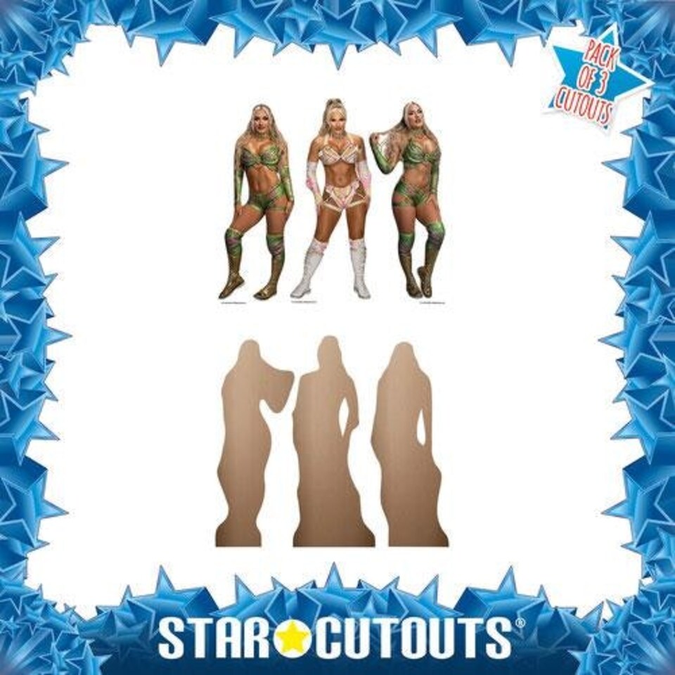 image 1 of Tiffany Stratton WWE Table Top Cardboard Cutouts - Pack of 3