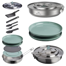 Wildfare Core Fry Pan Cookset for Camping | Grey | Silver | One Size | 1