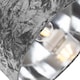 image 2 of Modern Silver Crushed Velvet 12" Table/Pendant Lampshade with Shiny Silver Inner | Silver | Silver | 1
