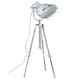 image 1 of Interiors by Premier Tripod White Floor Lamp Silver