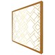 image 4 of Golden geo pattern (Picture Frame) Black | S