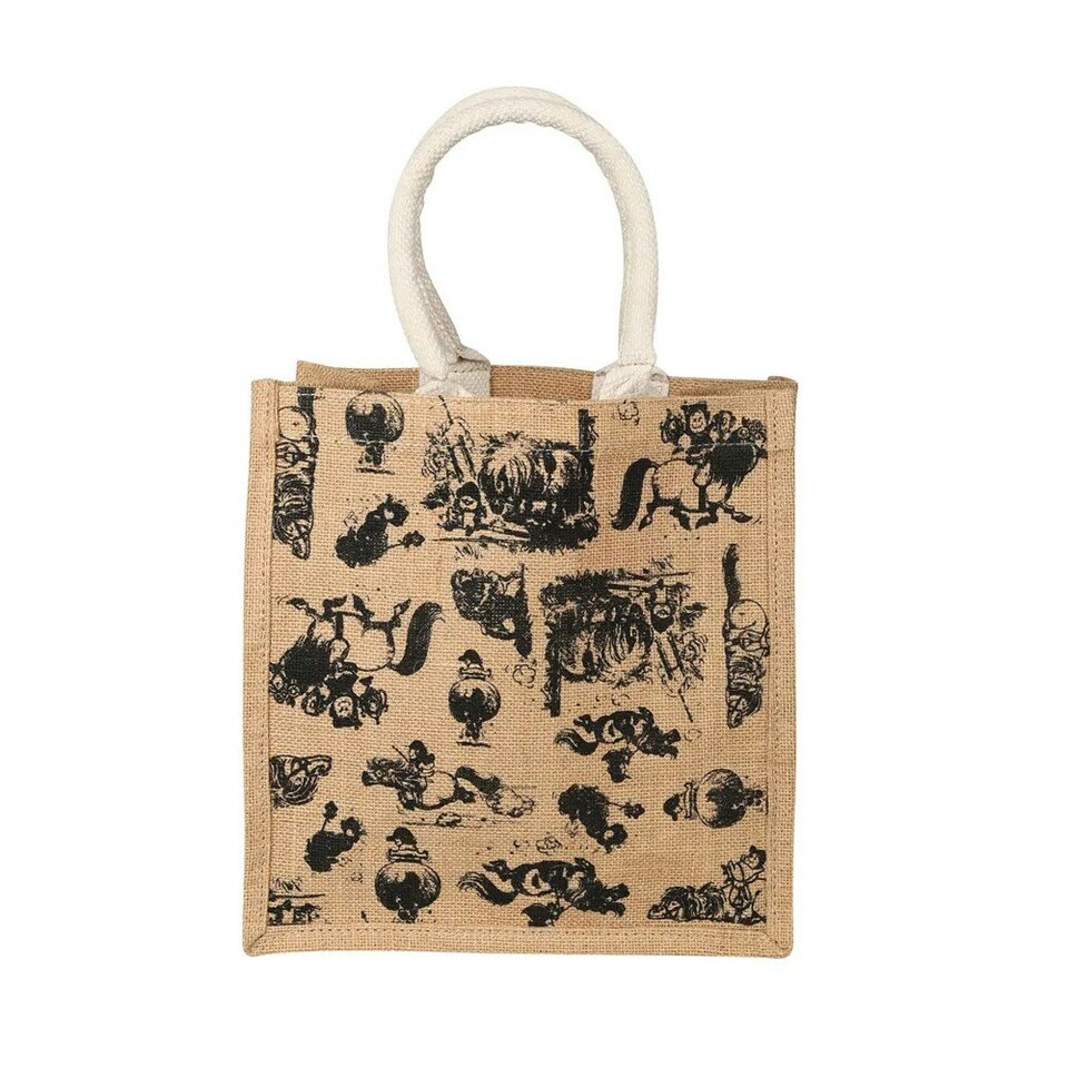 image 1 of Hy Thelwell Collection Hessian Tote Bag - Natural - L Cream