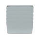 image 1 of Wham Studio 5 x 3.9L Rectangular Plastic Storage Baskets Ice White Grey