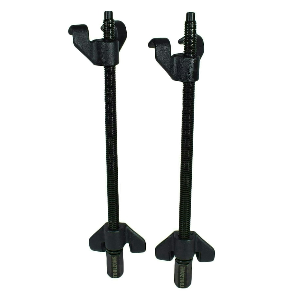 image 1 of 370 x 82mm Coil Spring Compressor Twin Hook Clamp Suspension Struts Clasp