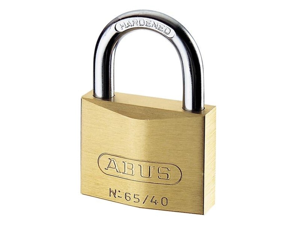 ABUS Mechanical 65/40Mm Brass Padlock Master Keyed Mk65401 | Multi