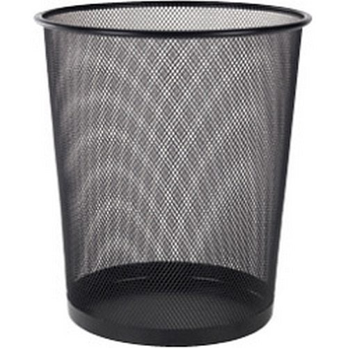 SupaHome Mesh Paper Bin - Black - One Size