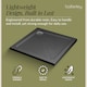 image 3 of Balterley Premium Square Shower Tray | Grey | Grey Slate | 1
