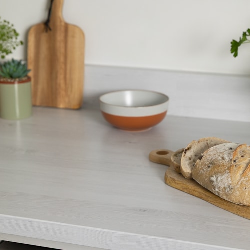 Sticky Back Plastic Nordic Elm Light Grey Wood Effect Kitchen Self-adhesive Vinyl Wrap for Cupboards, Doors and Worktops 90cm x 1m - d-c-fix