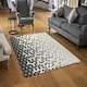 image 2 of Geometric Triangles (Rug) Black | XL: 160x230cm