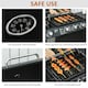 image 5 of Outsunny Deluxe Gas Barbecue Grill 3+1 Burner Garden BBQ w/ Large Cooking Area