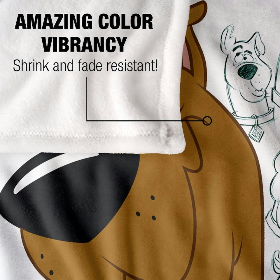 image 1 of Scooby Doo Since 1969 Blanket - Multicoloured - One Size