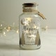 image 1 of Personalised Christmas Tree LED Glass Jar