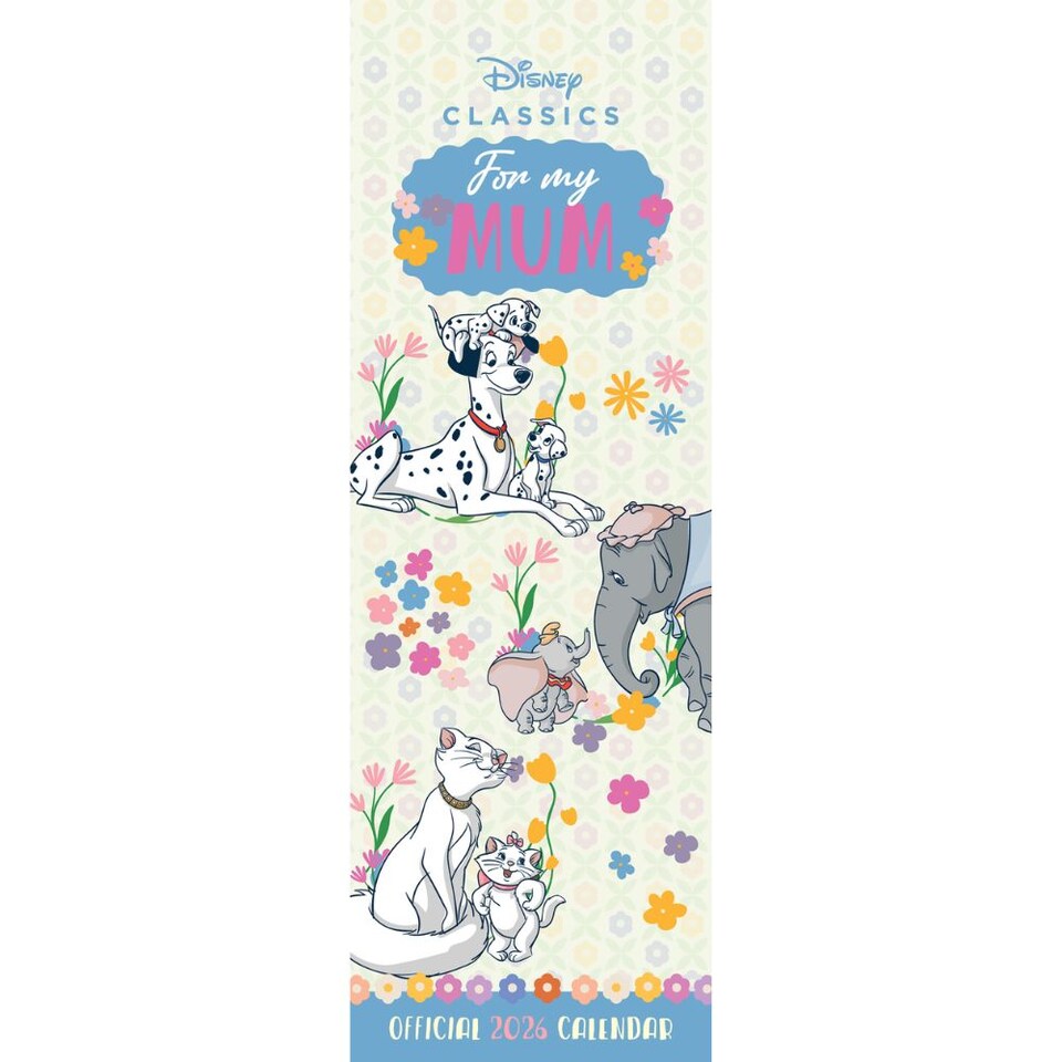 image 1 of DISNEY FOR MY MUM 2026 SLIM CALENDAR