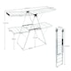 image 2 of COSTWYA Foldable 2-Level Clothes Drying Rack Garment Drying Hanger