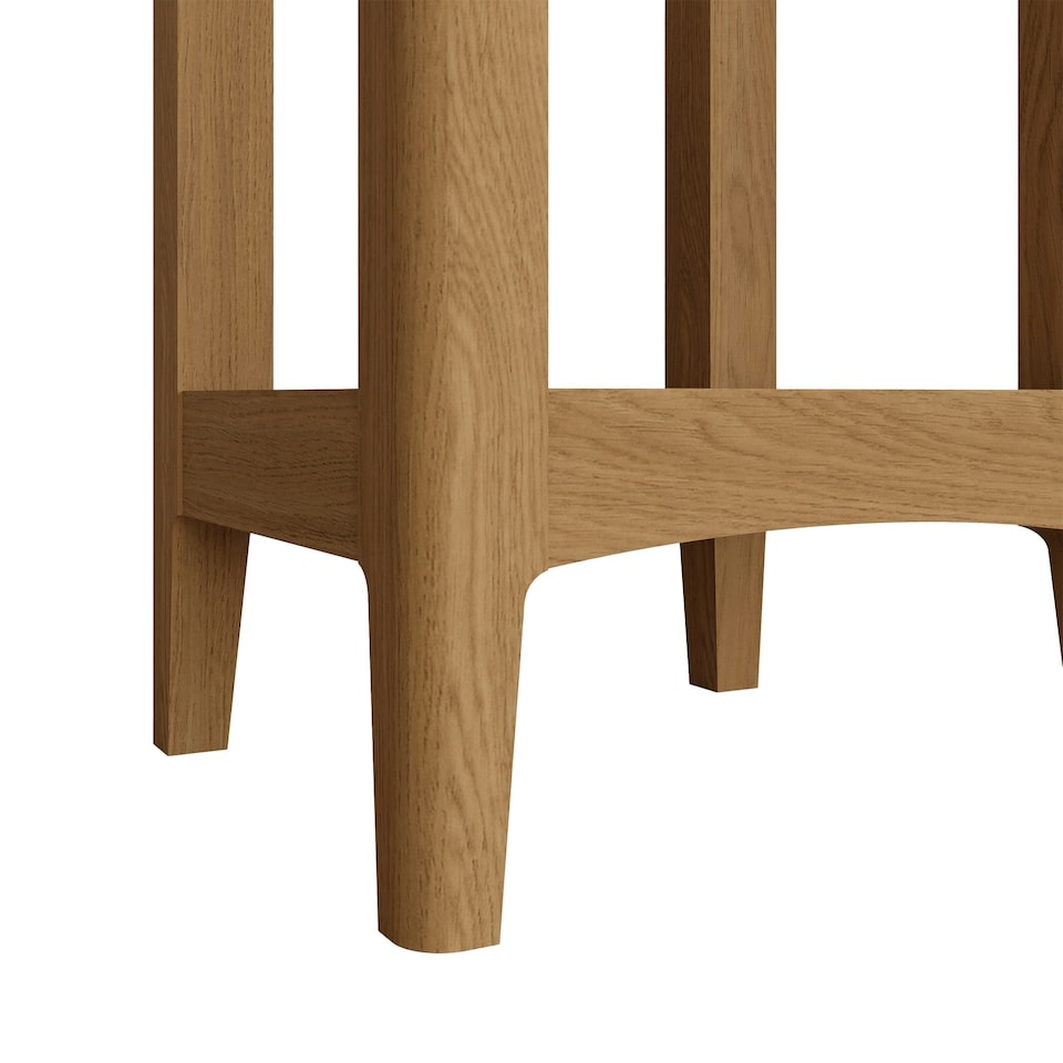 image 1 of Newark Ash 1 Drawer Telephone Table Brown