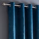 image 2 of Fusion Strata Eyelet Curtains Dark Teal