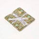 image 8 of Homescapes Set of 4 Art Deco Fat Quarters Fabric Bundles - Dark Green Palette Multi