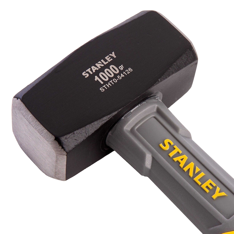 image 1 of Stanley STHT0-54126 Fibreglass Club Hammer | Black | Black/Grey/Yellow | One Size | 1