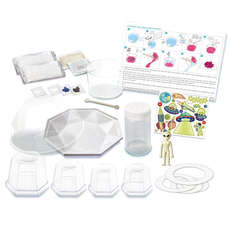 image 1 of Crystal Growing - Outer Space Crystal Terrarium