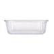 image 7 of Argon Tableware Optical Rectangular Glass Cake Dishes - 20cm x 15cm - Pack of 2 | Clear | Clear | 20cm x 15cm
