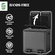 image 5 of HOMCOM 2 x 15L Dual Kitchen Bin Pedal Bin for Recycling and Waste, Black Black | 41.7L x 36.6W x 43.2H cm