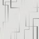 image 2 of Lines Maze Wallpaper in Soft Grey and Silver Multi