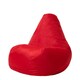 image 1 of icon Kids High Back Bean Bag Red Indoor Outdoor Childrens Bean Bags Red