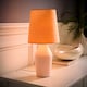 image 3 of ValueLights Arlo Pink Rose Ceramic Table Lamp with Rose Shade & Bulb | Pink
