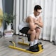 image 2 of HOMCOM 3 IN 1 Squat Machine Sit Up Push Up Gym Work Out Leg Exercise Adjustable
