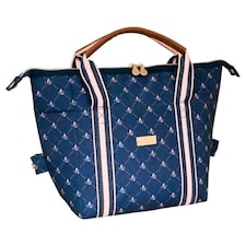 Beau & Elliot Monogram Midnight Convertible Lunch Bag