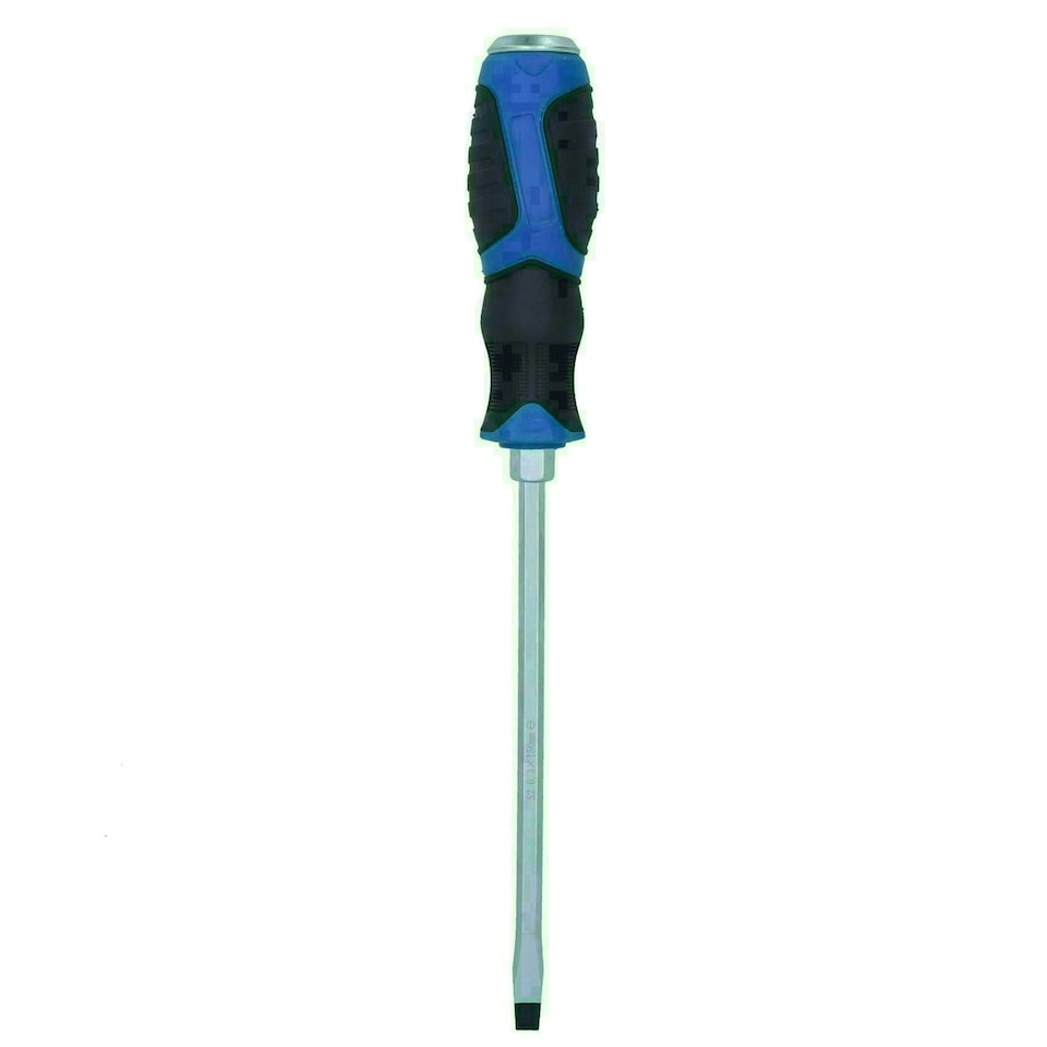 image 1 of Slotted Flat Headed Screwdriver SL6.5 6.5mm x 150mm Magnetic Tip Rubber Grip