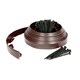 image 1 of Harbour Housewares Flexible Plastic Lawn & Path Edging - 10m x 4cm - Brown