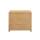 image 3 of Oak Curve 3 Drawer Chest