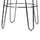 image 4 of Interiors by Premier Chrome Metal and Elm Wood Round Bar Stool, Hairpin Stool, Sturdy Stool for Bar, Kitchen Counter