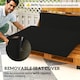 image 5 of Outsunny 2 Seat Pallet Cushions 20cm Thick Outdoor Seat Pads, Black | Black | Black | 1