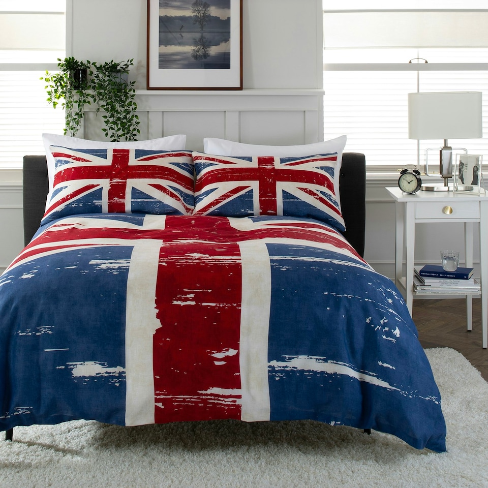 image 1 of Best of British Union Jack Bedding Duvet sets Multi | Single