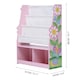 image 3 of Teamson Kids Magic Garden Book Rack Storage Kids Display Bookshelf