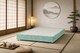 image 2 of Japanese Style Low Divan Base 4FT6 Double  Duck Egg Plush Velvet