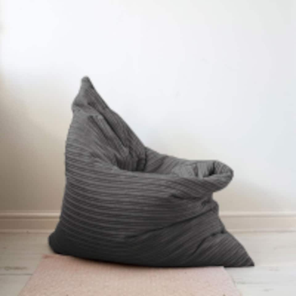 image 1 of rucomfy Jumbo Cord Bean Bag Floor Cushion - Indoor Versatile Seat