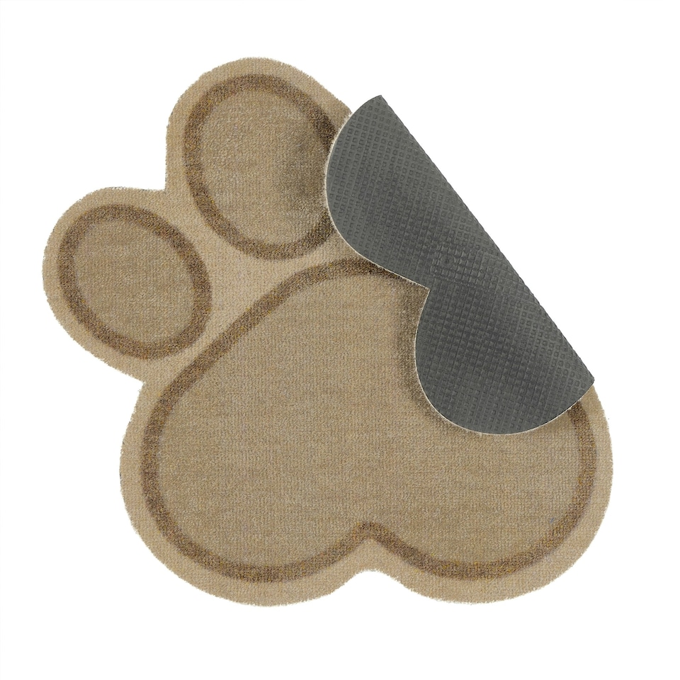 image 1 of Howler & Scratch Mat Shaped Paw 49x56 Door Mat