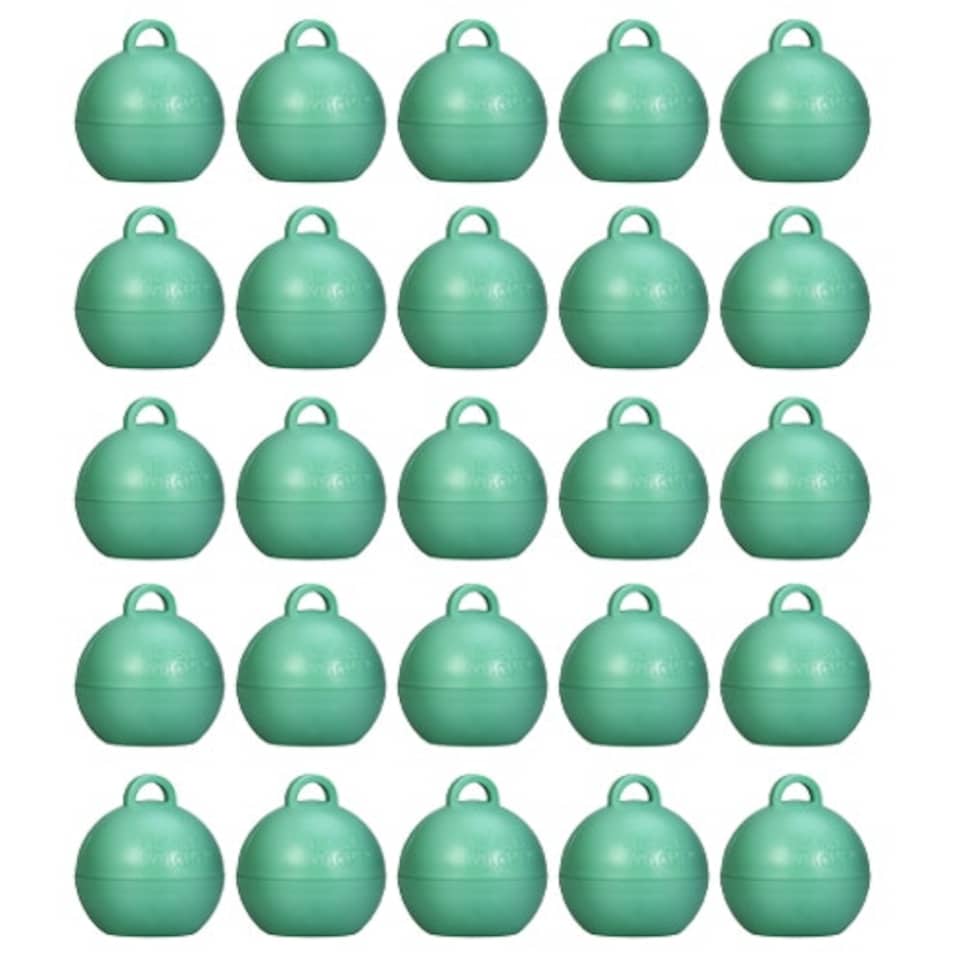 Fresh Mint Green Bubble Balloon Weights - Pack of 25