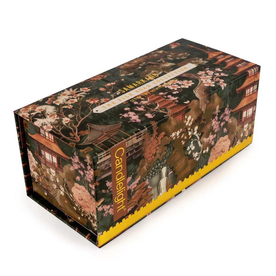 image 1 of The Silk Road Collection Samarkand Moroccan Spice Candle Duo Gift Set