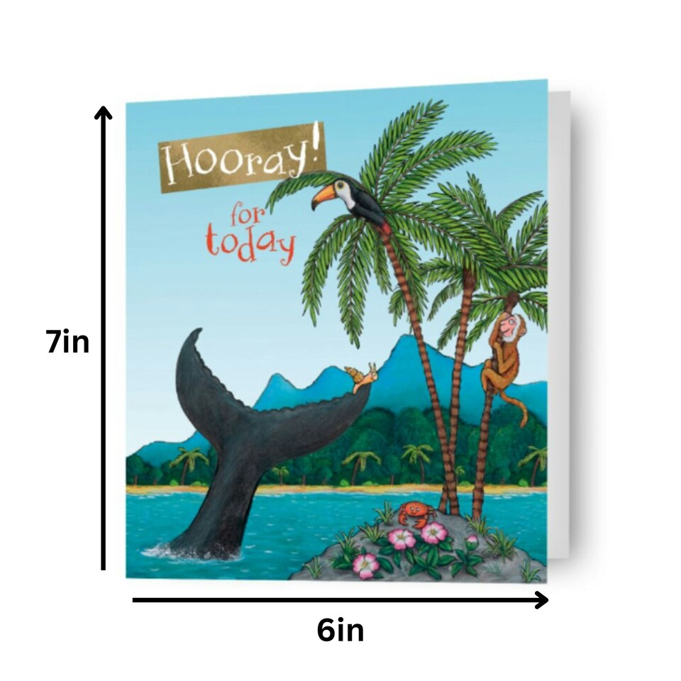 image 1 of The Gruffalo The Snail Whale & Monkey Birthday Card