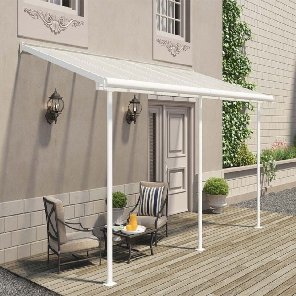 image 1 of Patio Cover Sierra 3 x 4.25 Clear - Polycarbonate - L434 x W299 x H305 cm - White White