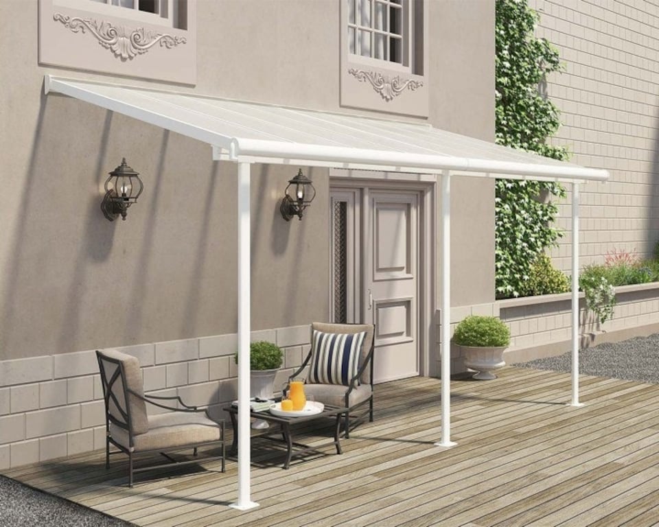 image 1 of Patio Cover Sierra 3 x 4.25 Clear - Polycarbonate - L434 x W299 x H305 cm - White | White